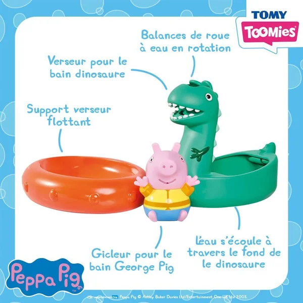 TOOMIES - BATEAU BOUÉE - GEORGE ET DINO - PEPPA PIG
