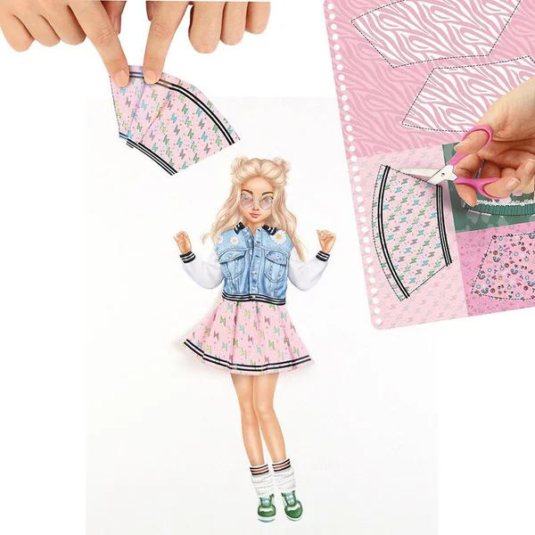 Top model Livre créatif de collages, Lexy & Candy