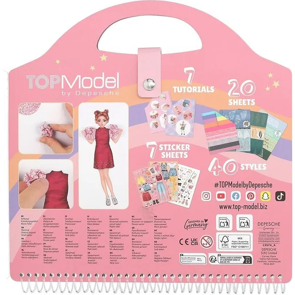 Top model Livre créatif de collages, Lexy & Candy