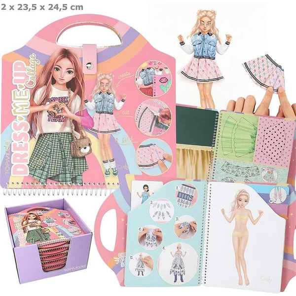 Top model Livre créatif de collages, Lexy & Candy