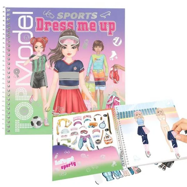 TOPMODEL DRESS ME UP STICKERBOOK SPORTS