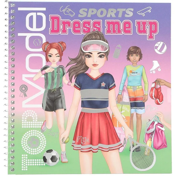 TOPMODEL DRESS ME UP STICKERBOOK SPORTS