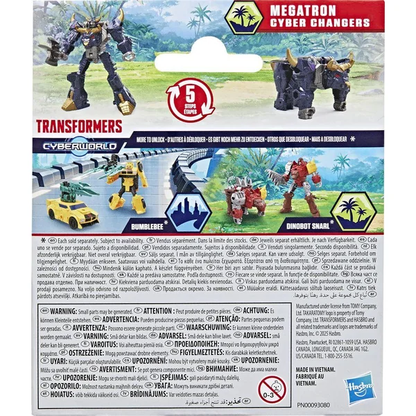 TRANSFORMERS CYBERWORLD - FIGURINE CYBER CHANGERS - MEGATRON