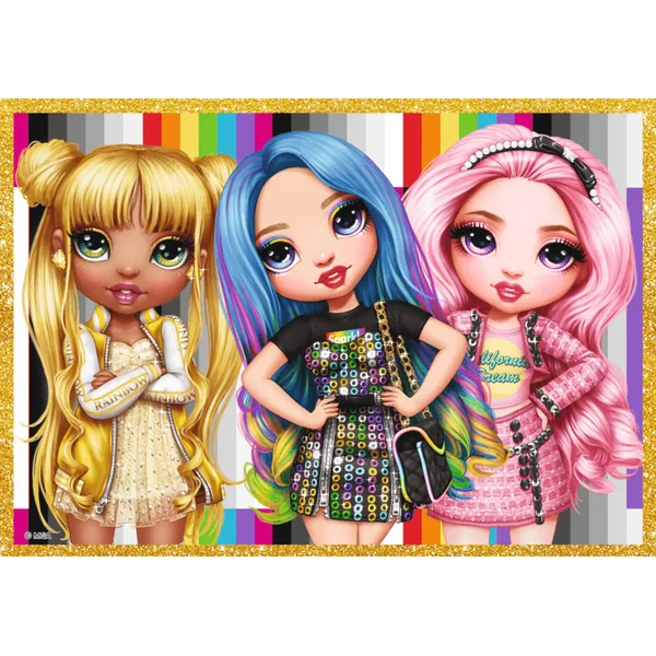 Trefl Puzzle 10v1 - Collection de poupées à la mode / MGA Rainbow high