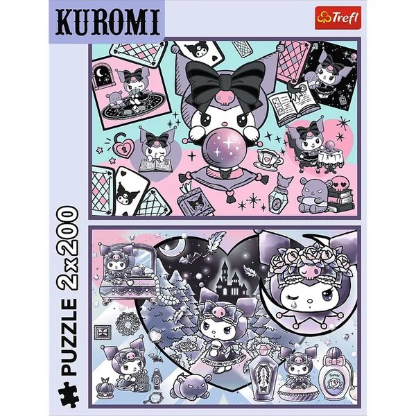 Trefl Puzzle 2x200 Bêtises avec Kuromi / Hello Kitty