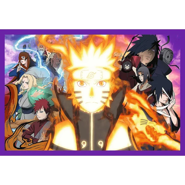 Trefl Puzzle 2x200 Ninja du village de la Feuille Cachée / Naruto