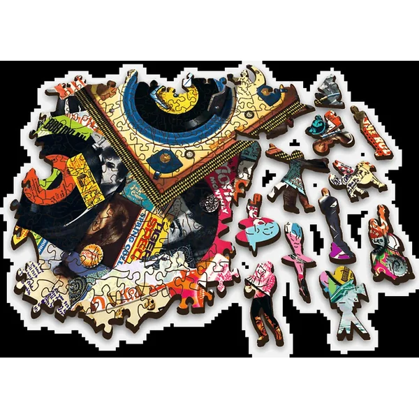 Trefl Puzzle en bois 501 - Dans le monde de la musique