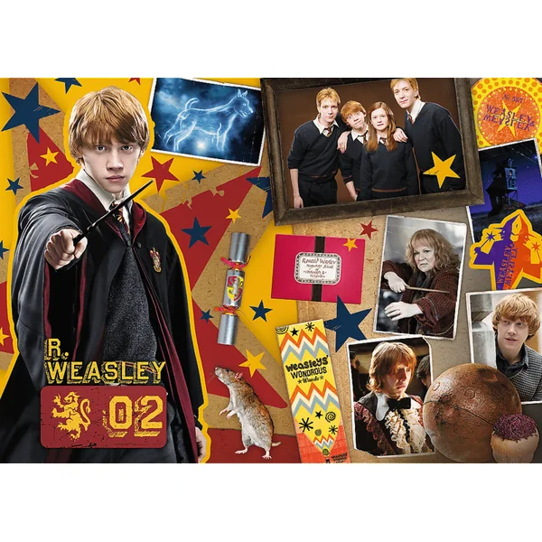 Trefl Puzzle Harry Potter, Harry Potter, Ron, Hermione 3en1 400 + 500 + 600 pièces
