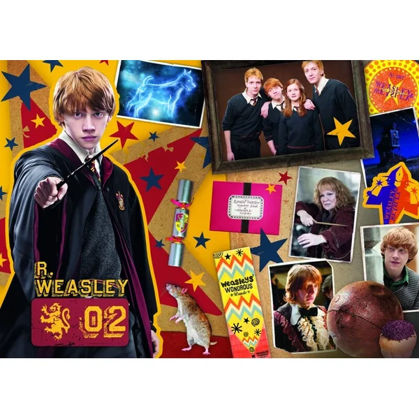 Trefl Puzzle Harry Potter, Harry Potter, Ron, Hermione 3en1 400 + 500 + 600 pièces