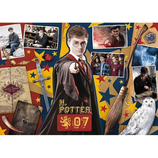 Trefl Puzzle Harry Potter, Harry Potter, Ron, Hermione 3en1 400 + 500 + 600 pièces