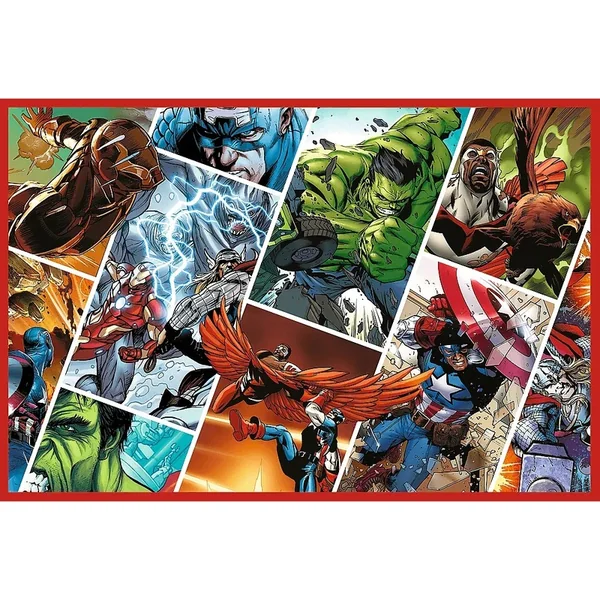 Trefl Puzzle Marvel 2 x 200 pièces Défenseurs du monde