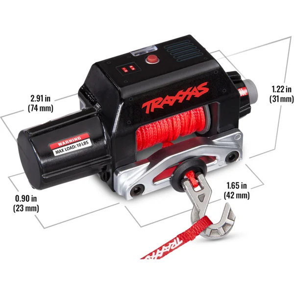 Treuil électrique Traxxas avec télécommande sans fil