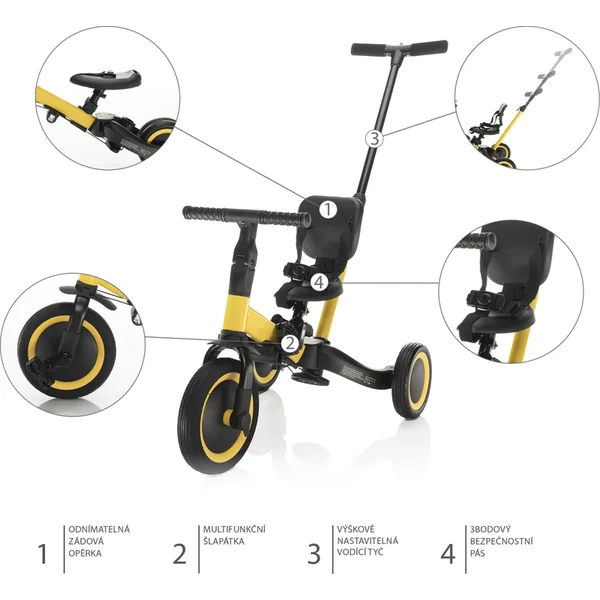 Tricycle 3 en 1, Kodi Bronze