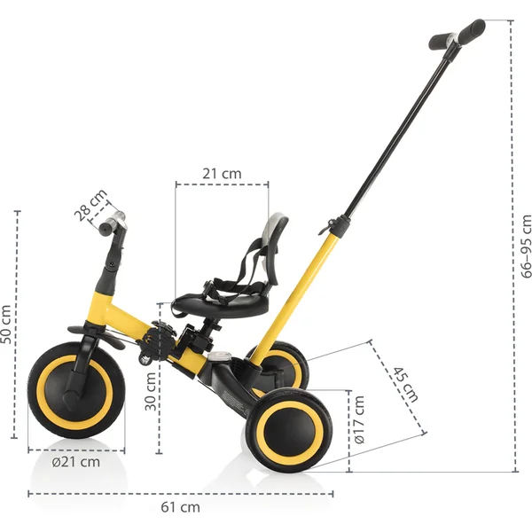 Tricycle 3 en 1, Kodi Bronze