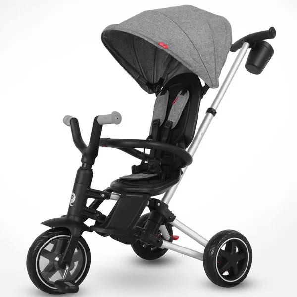 TRICYCLE NOVA GRIS AVEC 1 SET DE SACS