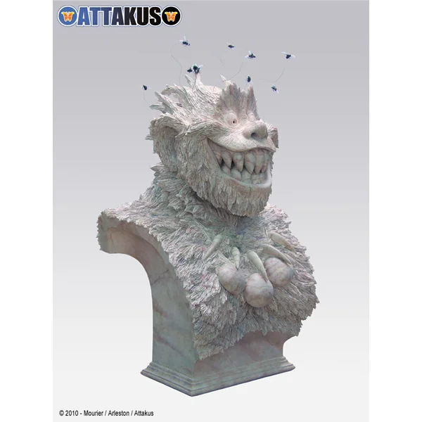 TROLLS DE TROY: TETRAM (EDITION "MARBRE") - buste en résine 88 cm