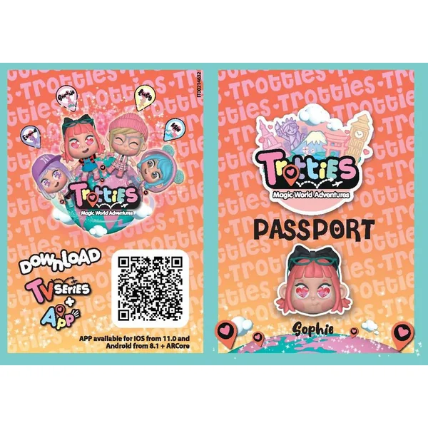 TROTTIES - POUPEE TROTTIES 25 CM - MIA