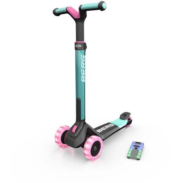 TROTTINETTE - NEXO PLIABLE MENTHE ROUES LED ET PLATEAU LUMINEUX