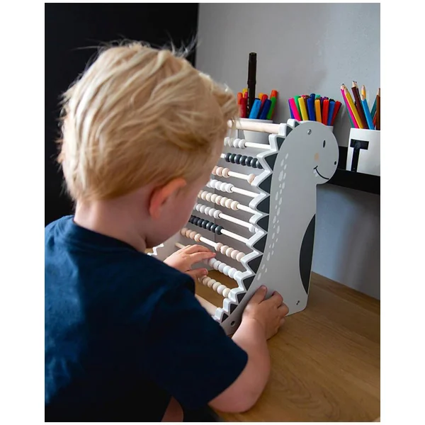 TRYCO - JOUET EN BOIS - ABACUS , DINOSAUR