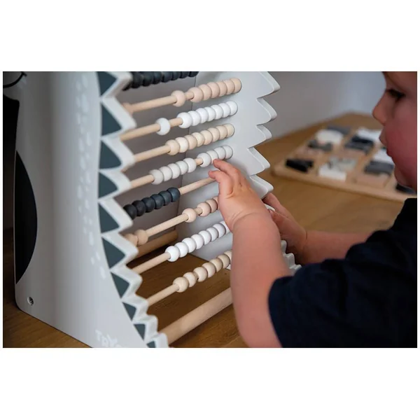 TRYCO - JOUET EN BOIS - ABACUS , DINOSAUR