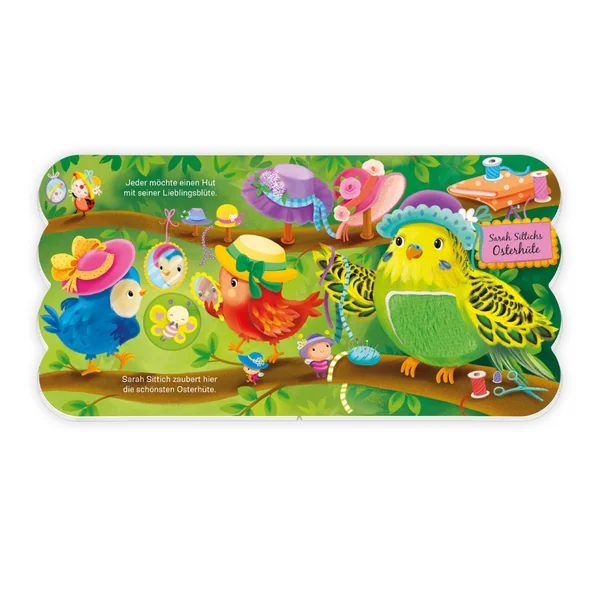 Trötsch Verlag - Books - Frohe Ostern, liebe Tiere - Sensory Board Book - 3+ Years