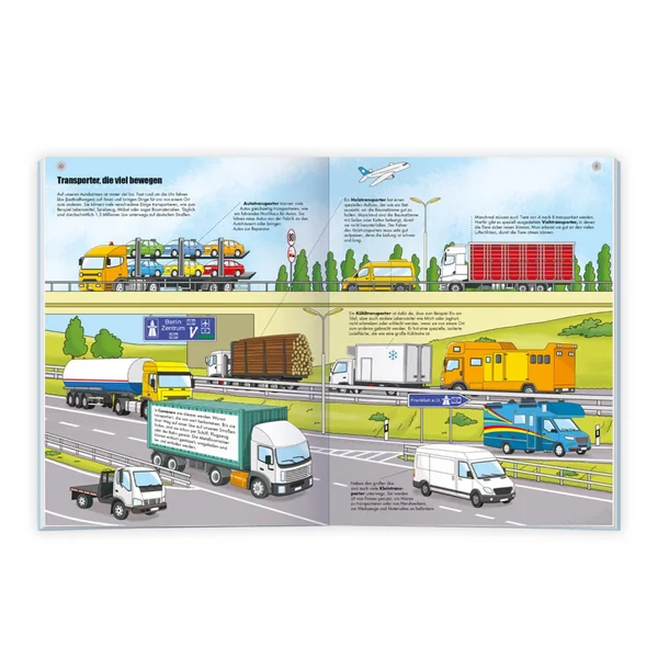Trötsch Verlag - Books - Mein Großes Stickerbuch Fahrzeuge - Educational Play - 3+ Years