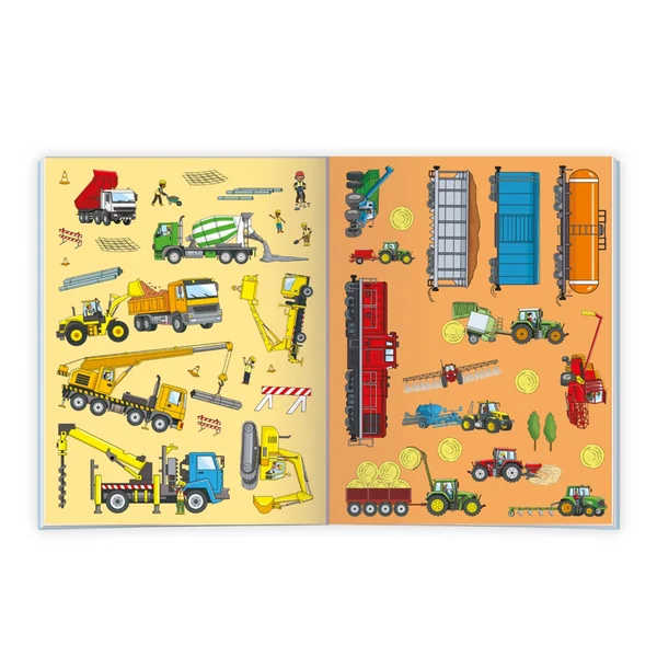 Trötsch Verlag - Books - Mein Großes Stickerbuch Fahrzeuge - Educational Play - 3+ Years
