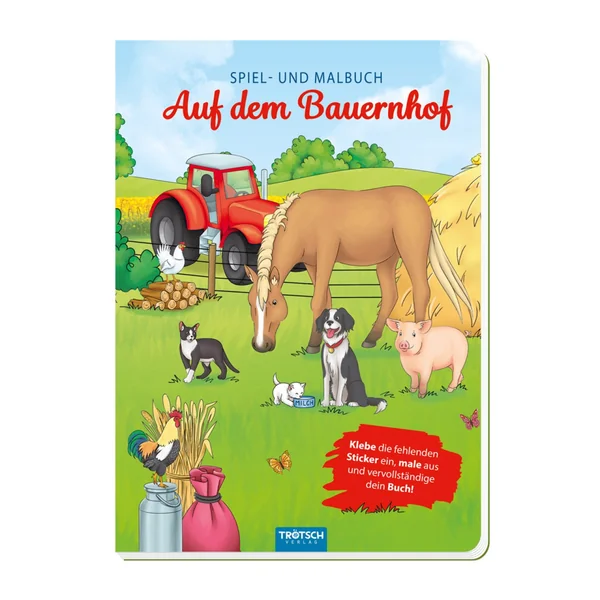 Trötsch Verlag - Creative Activity Set - Farm Theme - 3 Years+ - Educational Play