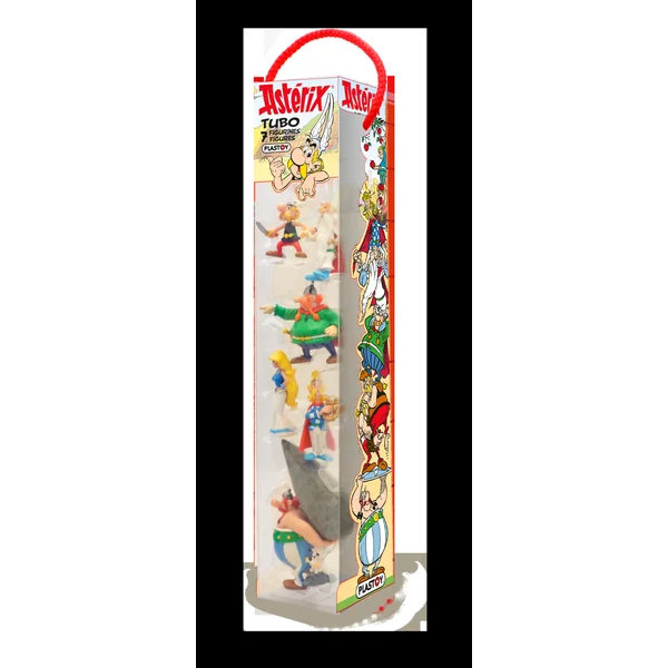 Tubo Astérix le village Gaulois - assortiment de 7 figurines Plastoy (70385)