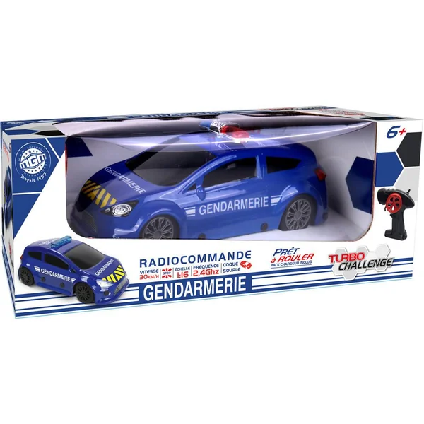 TURBO CHALLENGE - 1:16 VOITURE RADIOCOMMANDEE GENDARMERIE