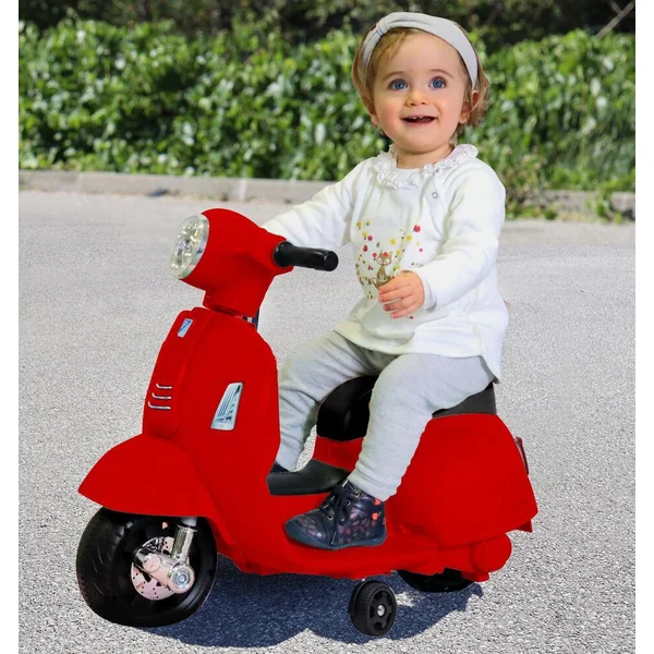 TURBO CHALLENGE - PORTEUR ELECTRIQUE - MINI VESPA GTS ROUGE