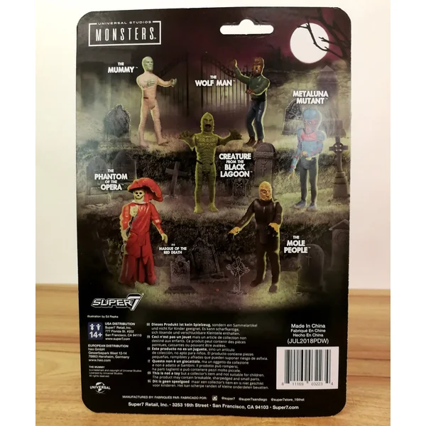 UNIVERSAL MONSTERS: The Mole People - figurine articulée "ReAction" 9 cm