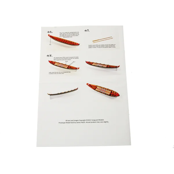 Vanguard Models bateau amiral 36" 1:64 kit