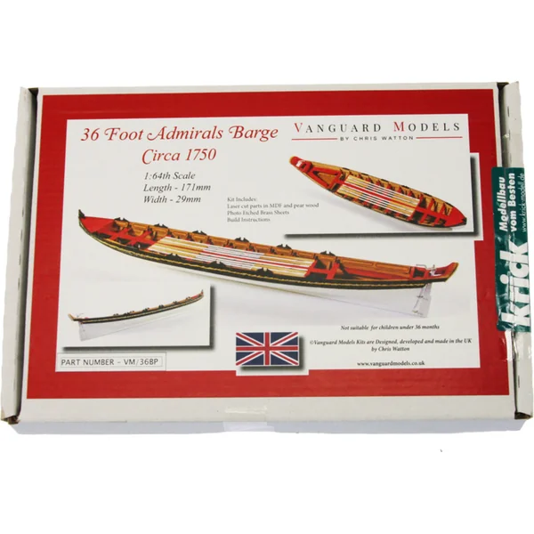Vanguard Models bateau amiral 36" 1:64 kit