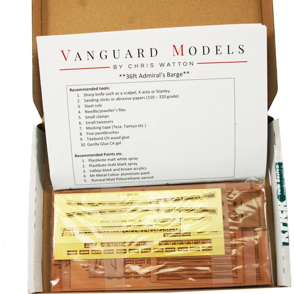 Vanguard Models bateau amiral 36" 1:64 kit