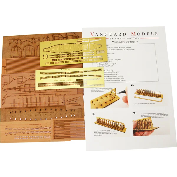 Vanguard Models bateau amiral 36" 1:64 kit