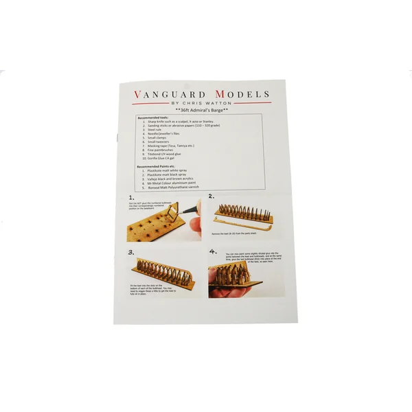 Vanguard Models bateau amiral 36" 1:64 kit