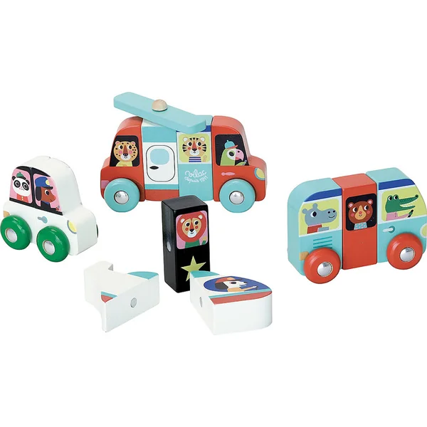 Vilac Puzzle magnétique en bois Transport