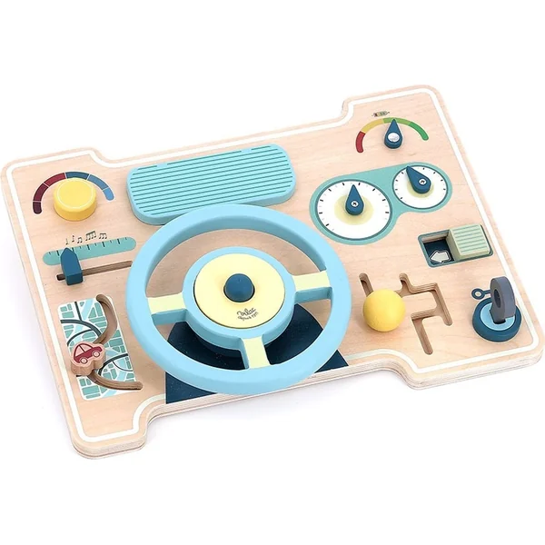 Vilac Tableau d'activités Tableau de bord avec volant