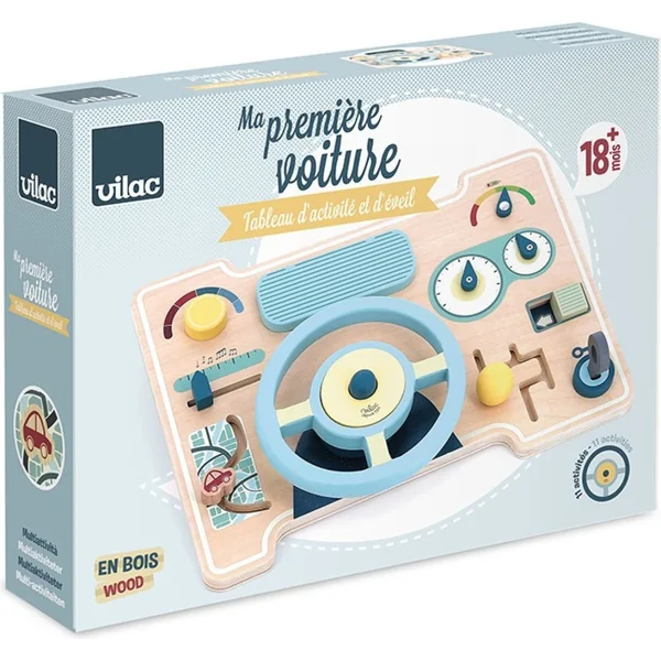 Vilac Tableau d'activités Tableau de bord avec volant