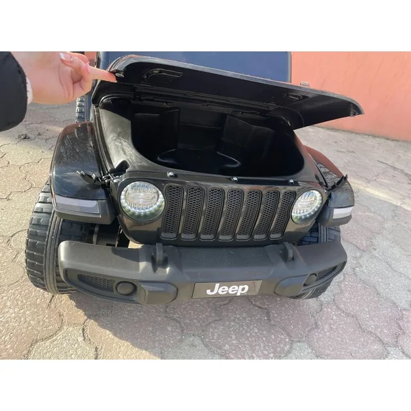 Voiture électrique JEEP Wrangler, Monoplace, noire