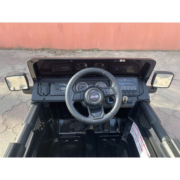 Voiture électrique JEEP Wrangler, Monoplace, noire