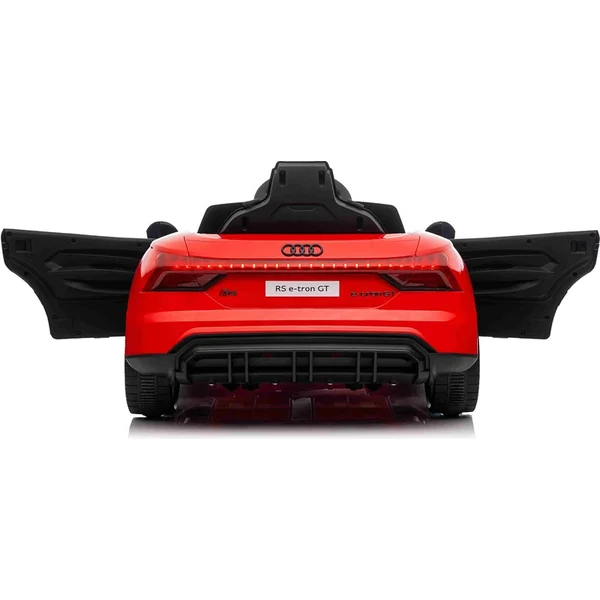 Voiture électrique pour enfants Audi RS E-tron GT 12V, rouge, siège large une place, 2,4 GHz di