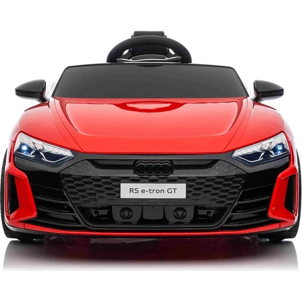 Voiture électrique pour enfants Audi RS E-tron GT 12V, rouge, siège large une place, 2,4 GHz di