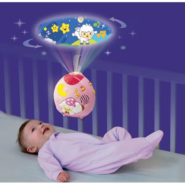 VTECH BABY - LUMI MOUTON NUIT ENCHANTEE - ROSE