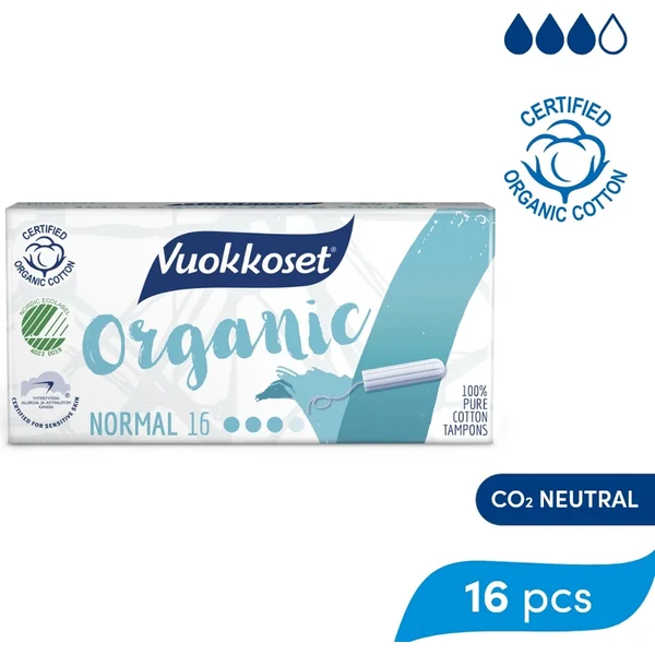 VUOKKOSET BIO Tampon Normal (16 pcs)