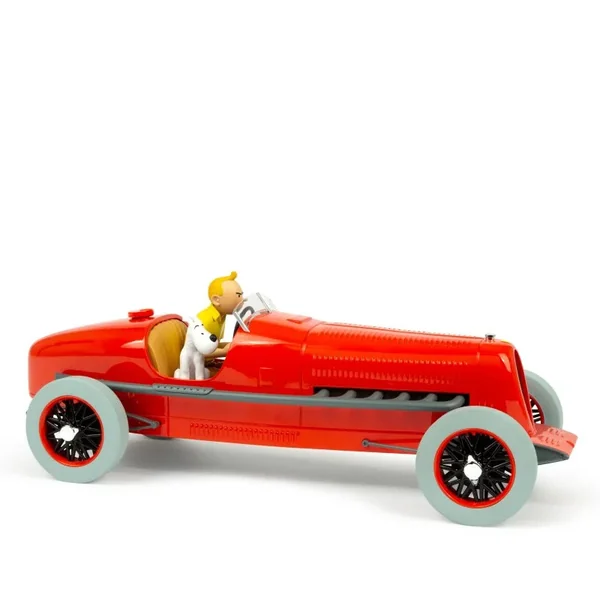 Véhicule de collection 1:12 Tintin Le bolide rouge "Les cigares du pharaon" Tintinimaginatio 2023 (44504)