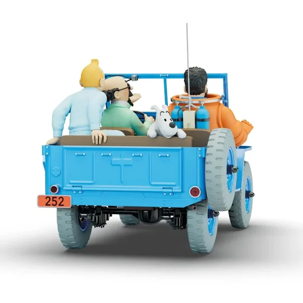 Véhicule de collection 1:8 Tintin La Jeep Bleue "Objectif Lune" Tintinimaginatio 2025 (44300)