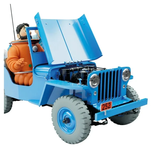 Véhicule de collection 1:8 Tintin La Jeep Bleue "Objectif Lune" Tintinimaginatio 2025 (44300)
