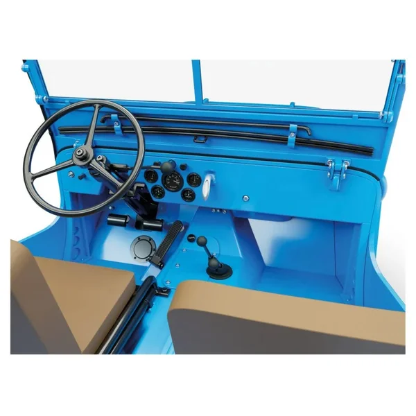 Véhicule de collection 1:8 Tintin La Jeep Bleue "Objectif Lune" Tintinimaginatio 2025 (44300)